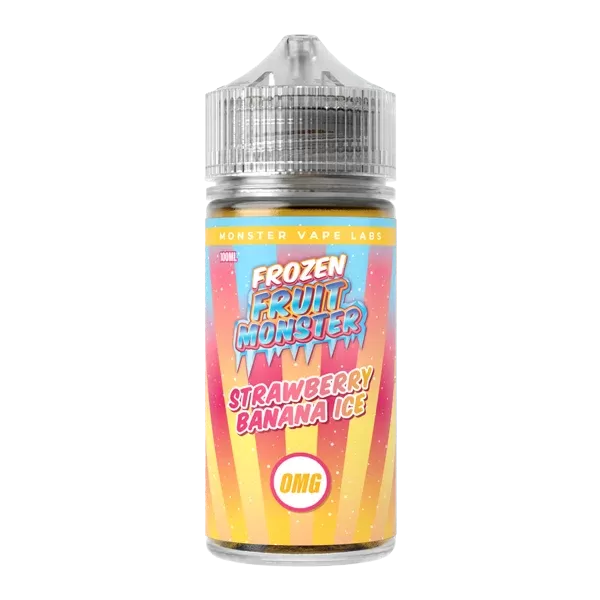Strawberry Banana Ice Frozen Fruit Monster eJuice Nicotine Free 100ml