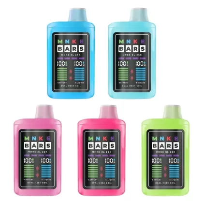 MNKE Bars XL 25K Zero Nicotine Disposable Vape 18ml