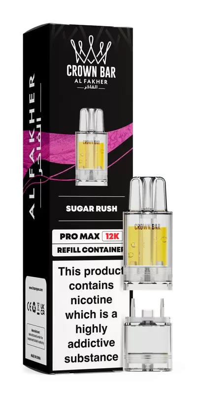 Sugar Rush Al Fakher Crown Bar Pro Max 12K Refill Pod