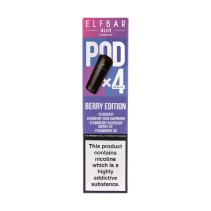 Berry Edition 4 in 1 Prefilled Pods by Elf Bar – 4 Pods