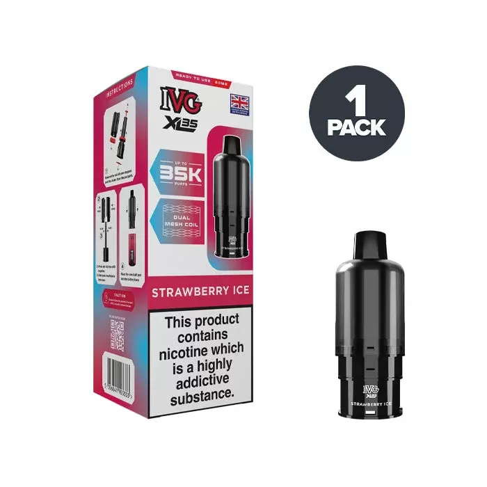 Strawberry Ice IVG XL35 Prefilled Pods