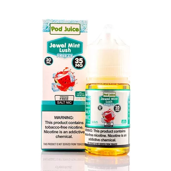 Jewel Mint Lush Freeze Salt – Pod Juice E-Liquid
