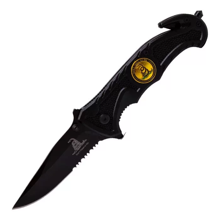 8″ Detailed Snake Print Design Pocket Knife