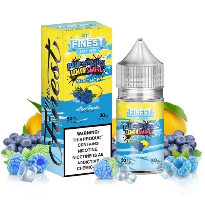 The Finest Salt – Blue Berries Lemon Swirl Menthol