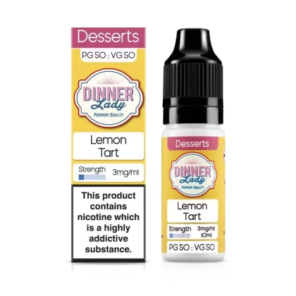 Lemon Tart 10ml E-Liquid by Dinner Lady