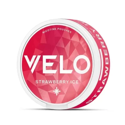 Velo Strawberry Ice Mini Nicotine Pouches – Mellow (6mg)