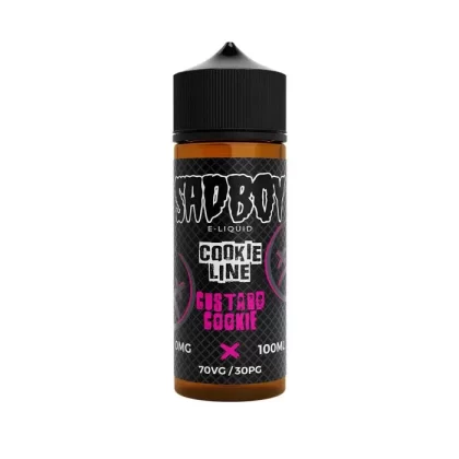 Custard Cookie 100ml Shortfill E-Liquid by Sadboy