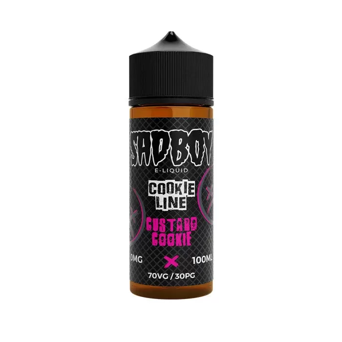 Custard Cookie 100ml Shortfill E-Liquid by Sadboy