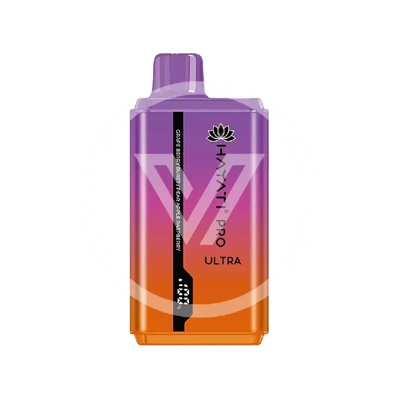 Hayati Pro Ultra Disposable 15K Puff Grape Berry Burst / Pear Apple Raspberry