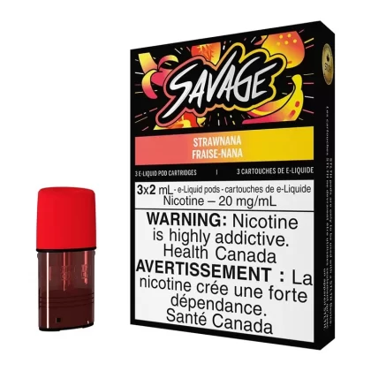 STLTH E-Liquid Pod Pack – Savage Strawnana