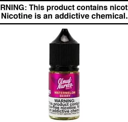 WATERMELON BERRY BY CLOUD NURDZ SALT TFN 30ML