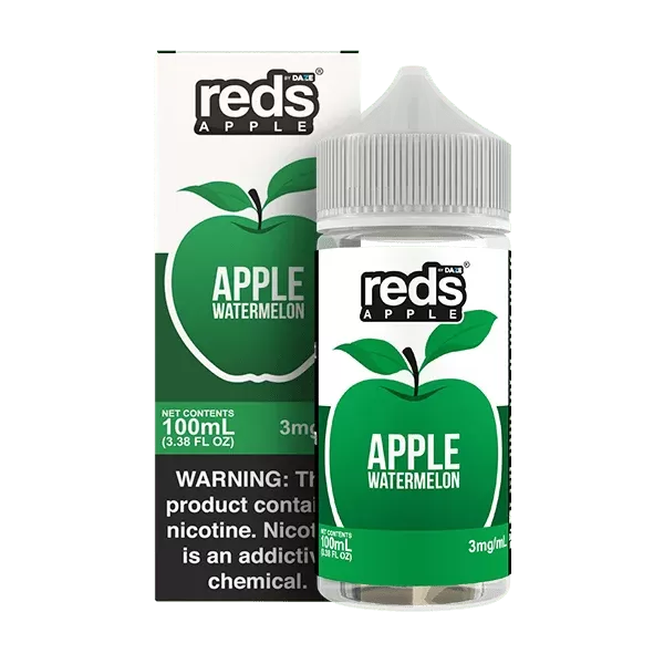 Apple Watermelon – Red’s Apple E-Juice by 7 Daze – 100mL