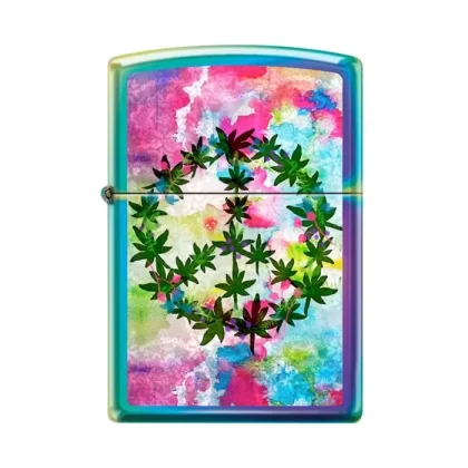 Zippo Lighter – Peace Pot Leaf