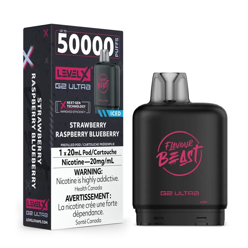 STRAWBERRY RASPBERRY BLUEBERRY – FLAVOUR BEAST LEVEL X G2 ULTRA (20mL)