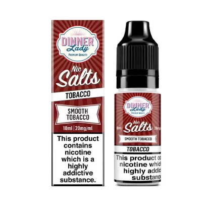Dinner Lady Smooth Tobacco 10ml Nic Salt E-Liquid