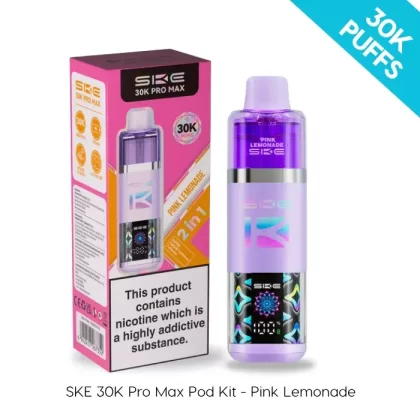 SKE Pro Max 30K Pod Kit – Pink Lemonade