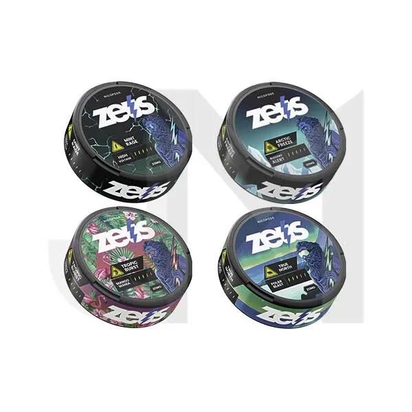 Zeus 20mg Strong Nicotine Pouches – 20 Pouches