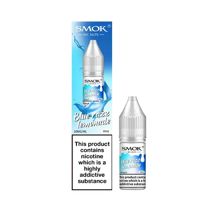 Blue Razz Lemonade 10ml Nic Salt E-Liquid by Smok