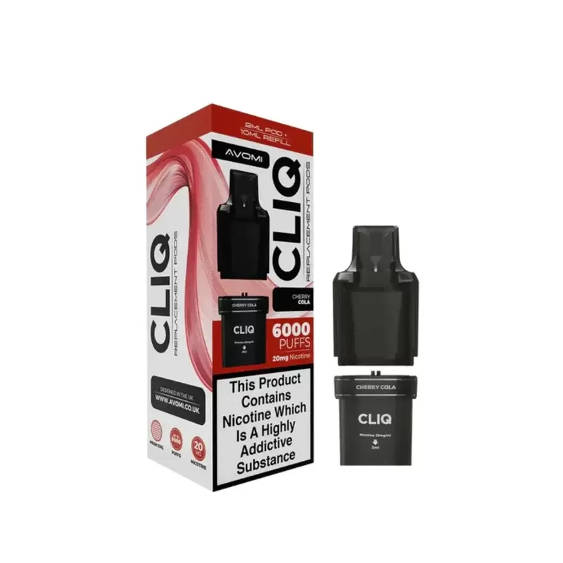 Avomi Cliq 6K Cherry Cola Refill Pods