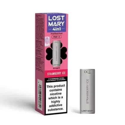 Lost Mary 4 in 1 Strawberry Ice Refill Pods