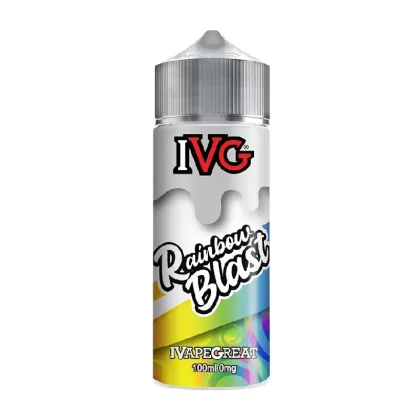 Rainbow Blast Short Fill E-Liquid by IVG 100ml