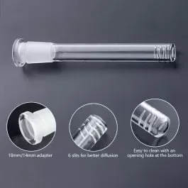 4 Inches – Male Downstems – 14mm X 18mm – 5 Pieces Per Pack