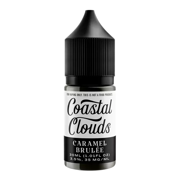 Caramel Brulee Coastal Clouds Salt Nic
