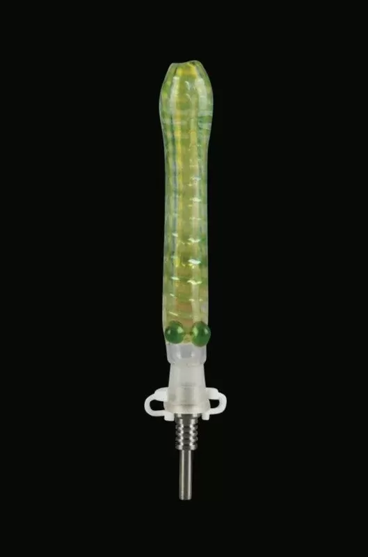 Glass Dab Collector Straw with 10mm Titanium Tip