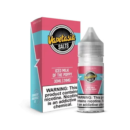 ICED Milk of The Poppy SALT – Vapetasia – 30mL
