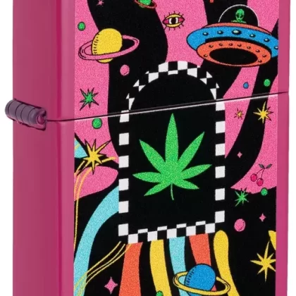 Zippo Lighter – Cannabis in Space