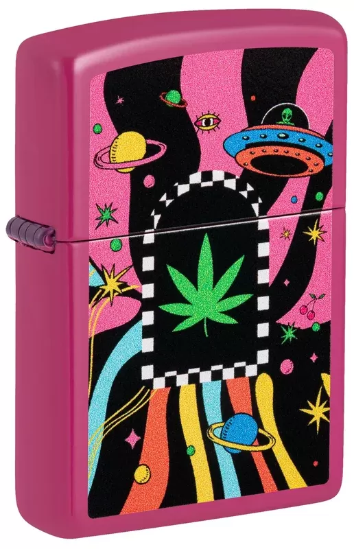 Zippo Lighter – Cannabis in Space