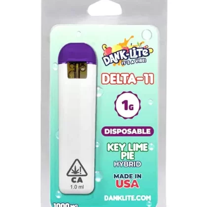 Dank Lite 1g Delta 11 Disposable Vape – Key Lime Pie
