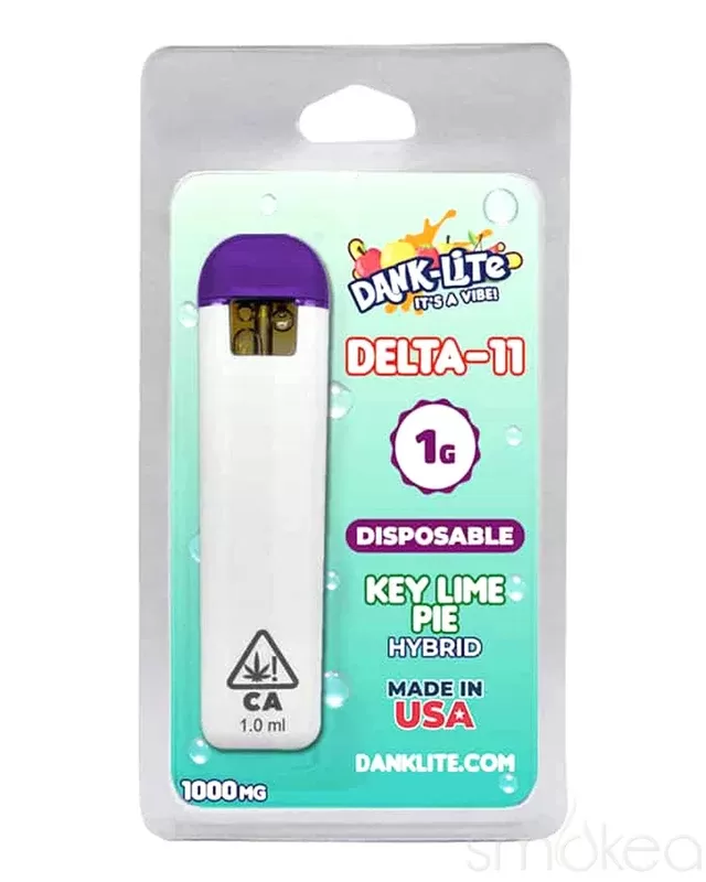 Dank Lite 1g Delta 11 Disposable Vape – Key Lime Pie