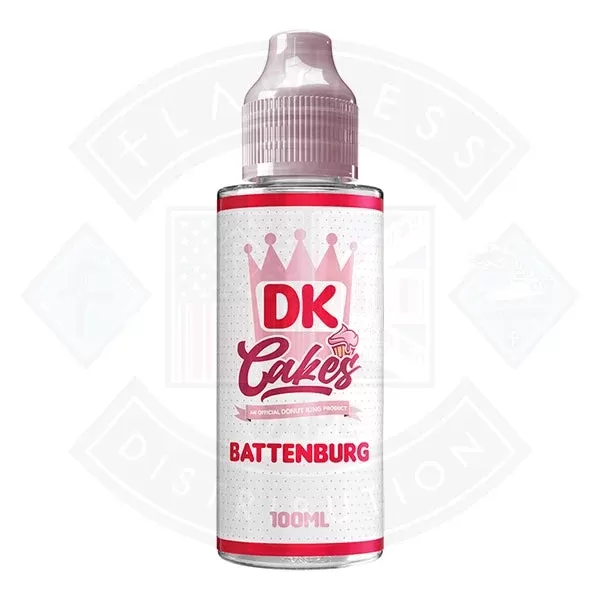 Donut King Cake – Battenburg 0mg 100ml Shortfill