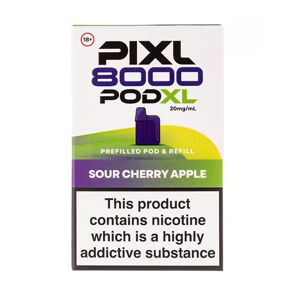 Sour Cherry Apple Pixl 8000 Prefilled Pod + Refill by Pixl