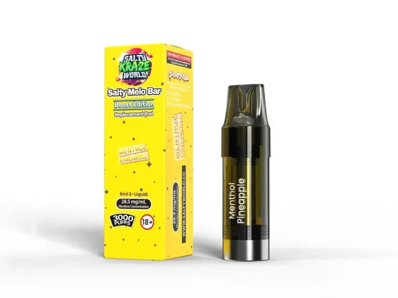 Menthol Pineapple -Salty MELO Bar BOOST Replacement Pod 28.5mg/mL