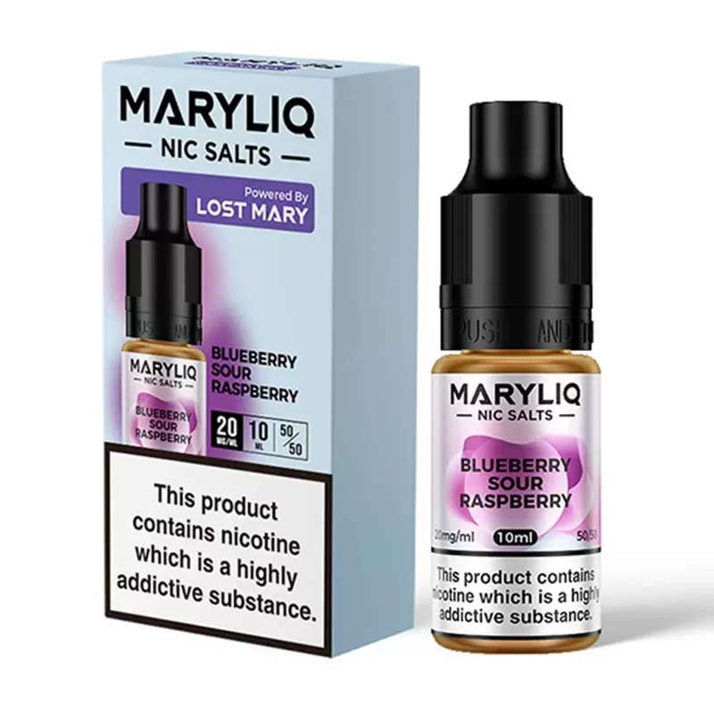 Blueberry Sour Raspberry Nic Salt by Lost Mary MaryLiq