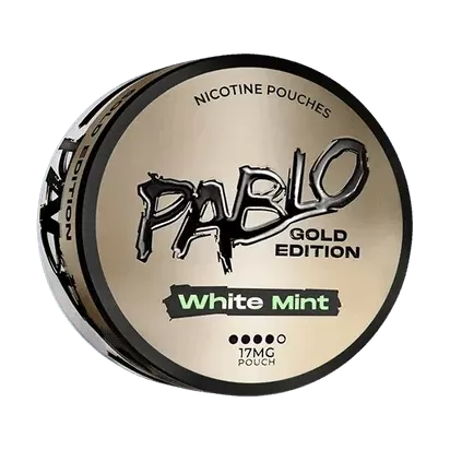 WHITE MINT – PABLO GOLD EDITION NICOTINE POUCHES – 20PCS – 17MG