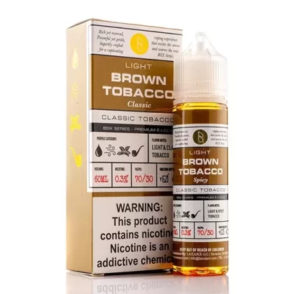 Brown Tobacco – Glas Basix E-Juice (60 ml)