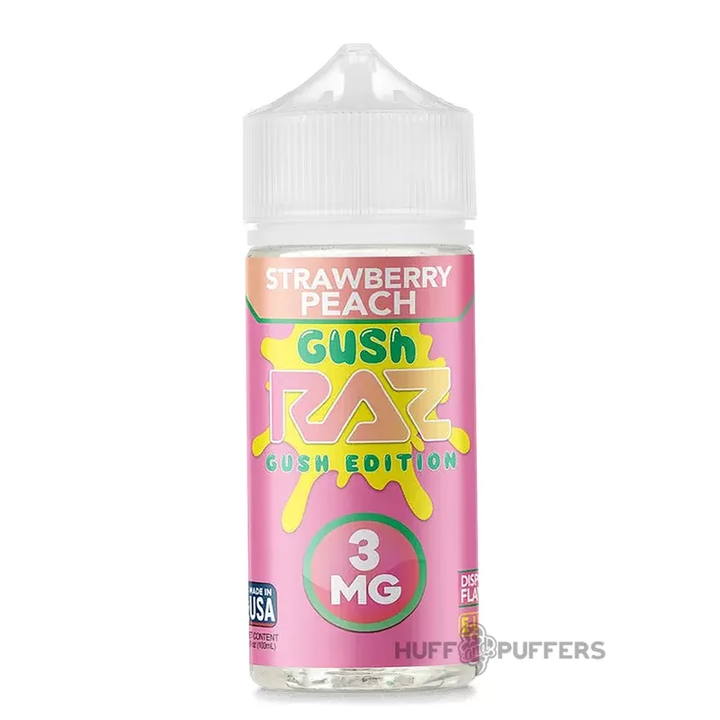 Pod Juice X Raz – Strawberry Peach Gush 100mL