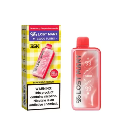 Strawberry Dragon Lemonade Lost Mary MT35000 Turbo Vape