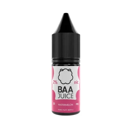 Watermelon 10ml Nic Salt E-Liquid by Baa Juice