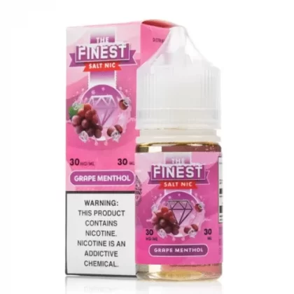 Buy Grape Menthol By The Finest Salt Nic 30ml Best Price In Pakistan