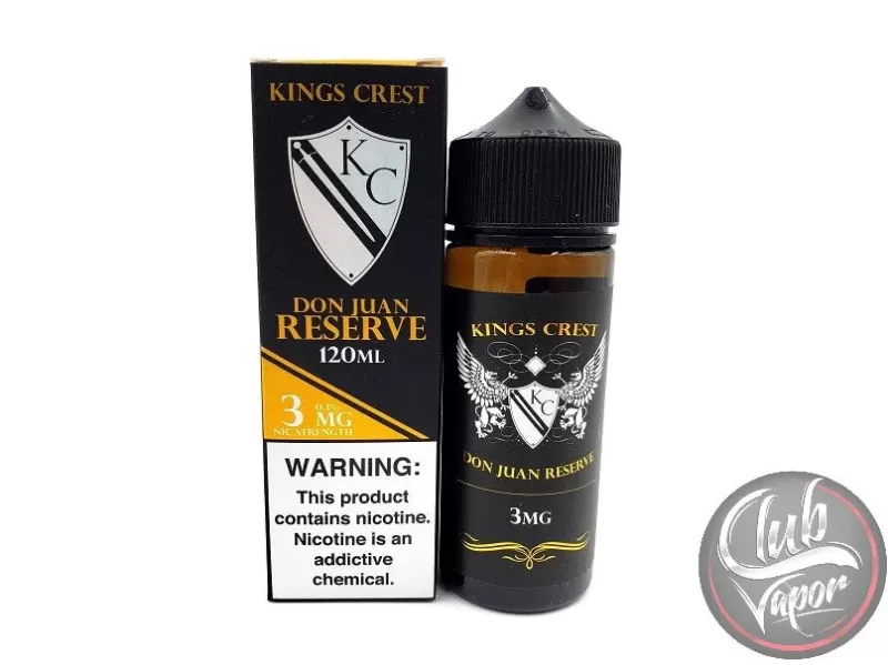Don Juan Reserve 120mL E Liquid by King’s Crest