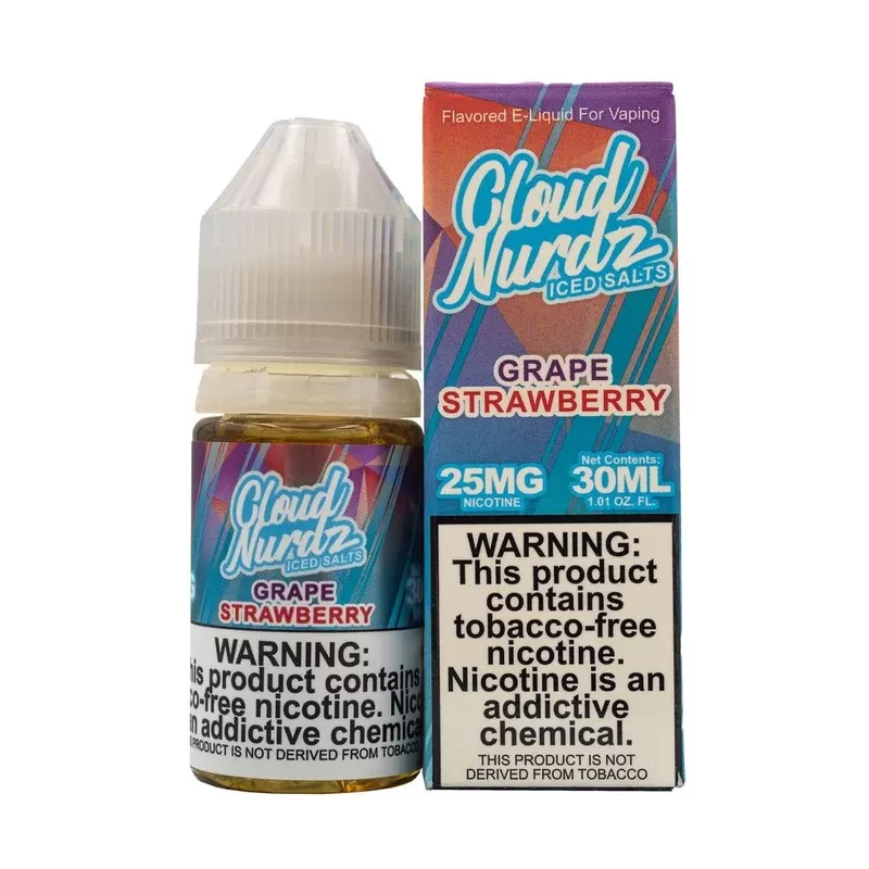 CLOUD NURDZ – GRAPE STRAWBERRY ICED – 30ML