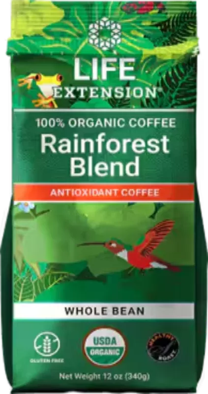 Rainforest Blend Whole Bean Coffee 12 oz