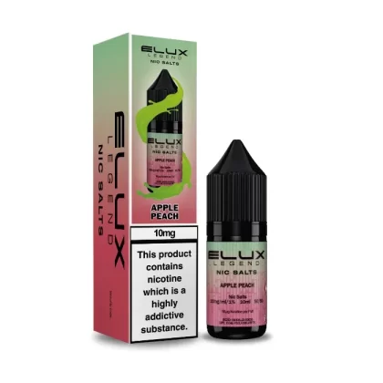 Apple Peach Nic Salt E-Liquid by Elux Legend | Vape Direct