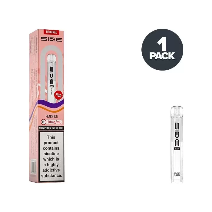 Peach Ice SKE Bar 600 Prefilled Pods