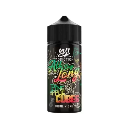 All Day Long Pineapple Cubes 100ml By Wick Addiction