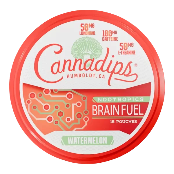 Watermelon CANNADIPS Brain Fuel Pouches